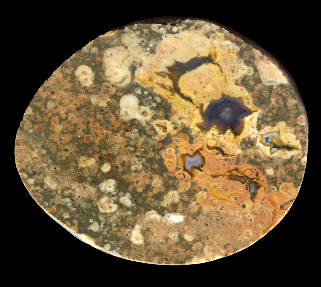 Larger Black Sea Thunderegg Conglomerate Pebble