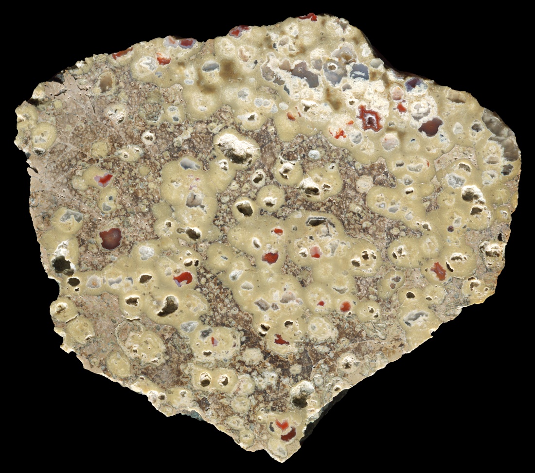 Large, Pale Black Sea Spherulitic Conglomerate