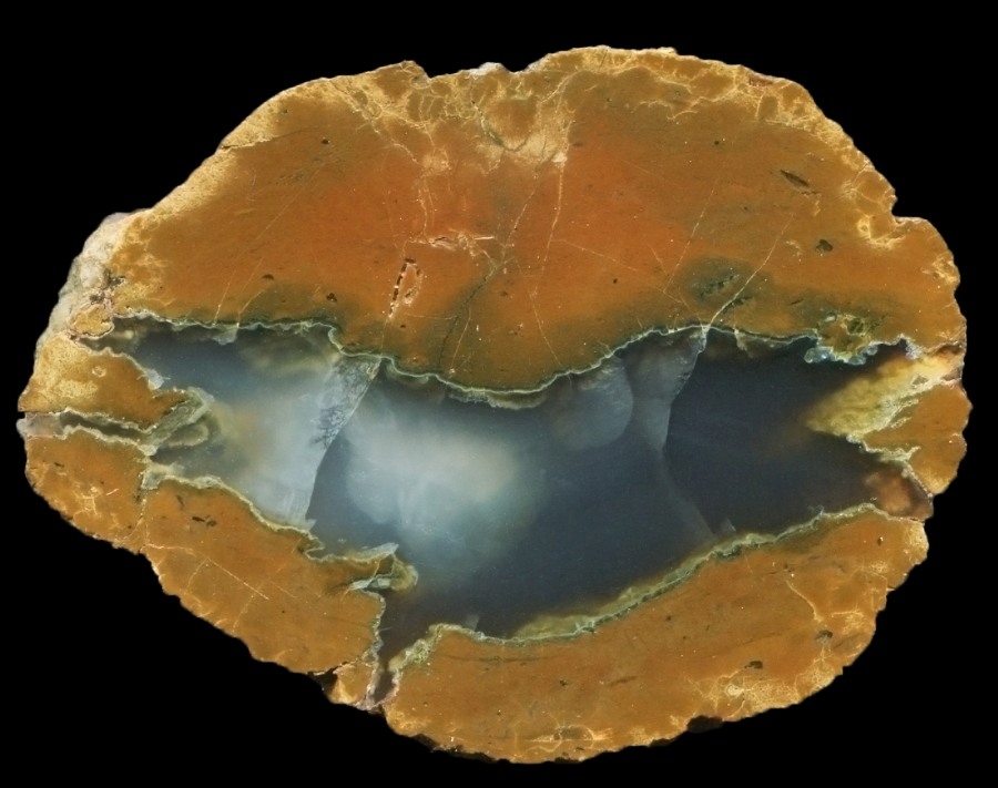 Red Walnut Thunderegg with Shadowing