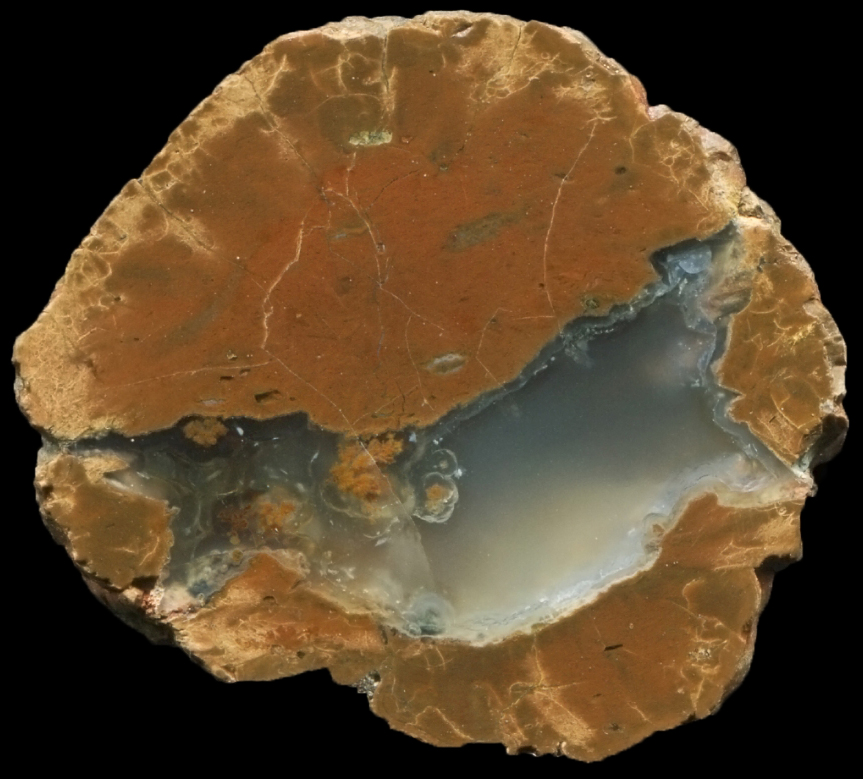Red Walnut Thunderegg with Hints of Moss