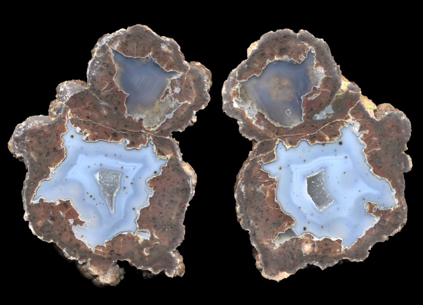 Fine Double Succor Creek Thunderegg with Contrasting Agate