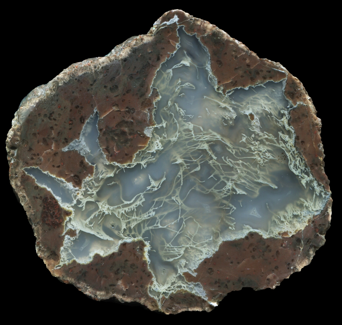 Unusual Succor Creek Thunderegg with Streamers