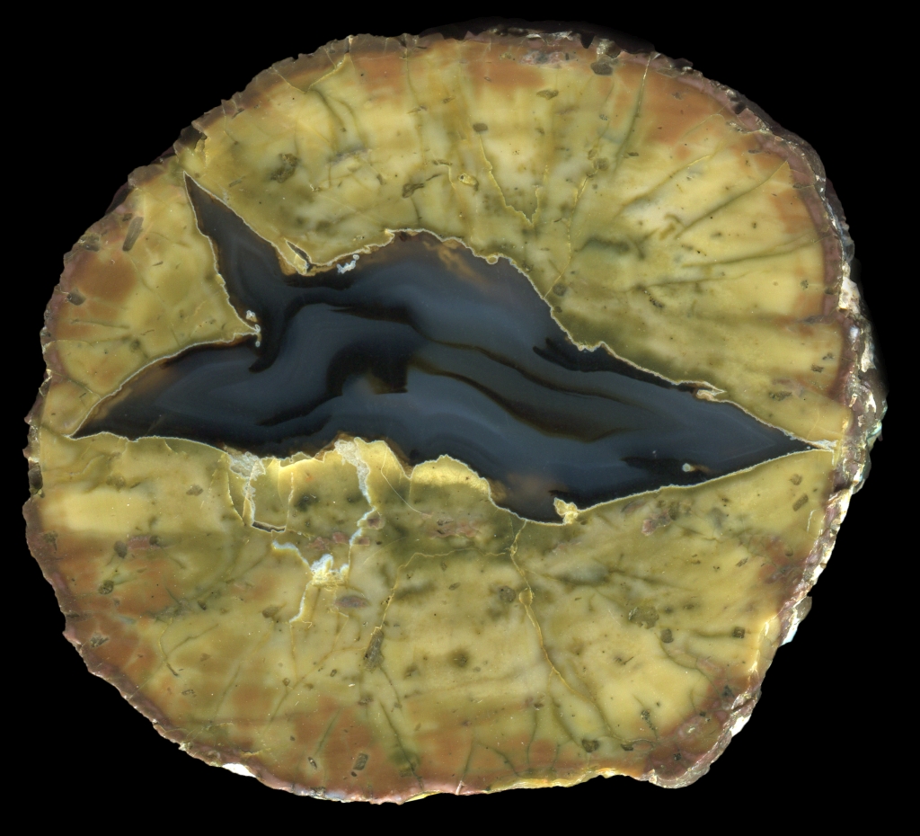 SOB 1 Thunderegg with a Dark Agate Core